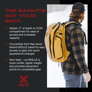 Vertx Gamut EDC Tactical Backpack 25L