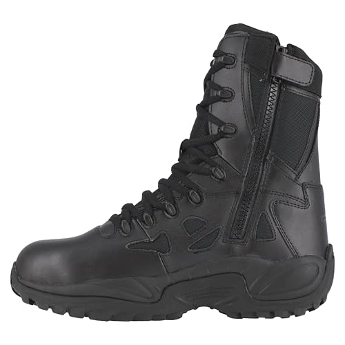 Reebok Rapid Response 8" Side-Zip Composite Toe Boots