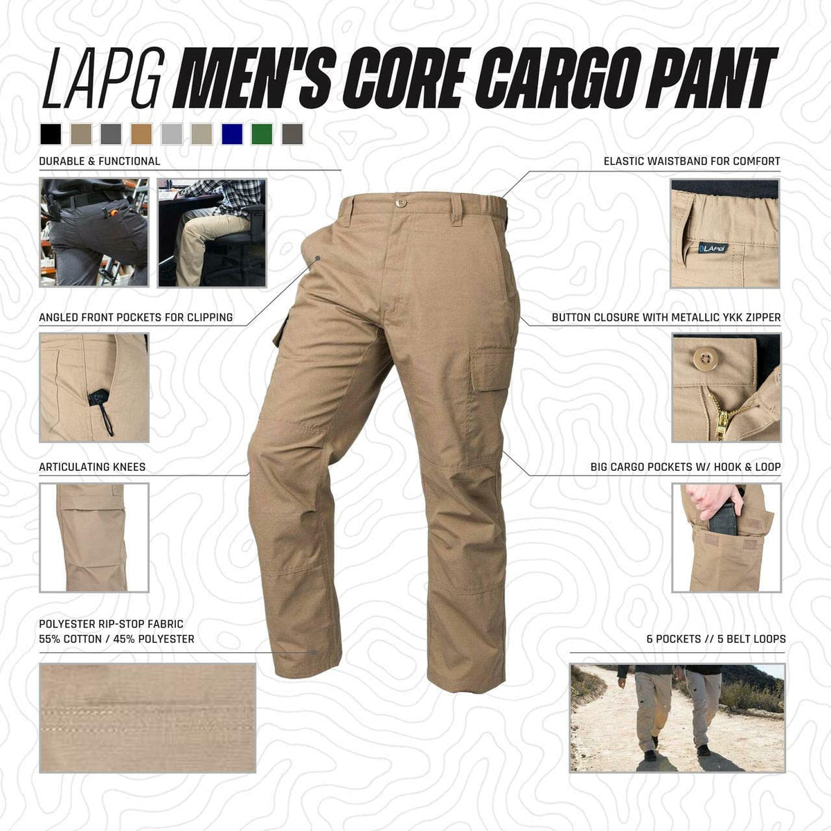 LAPG Core Cargo Tactical Pants