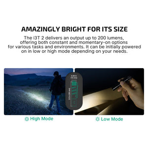 OLIGHT I3T 2 Pocket EDC Flashlight